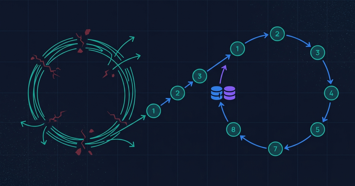 Illustration for Why Agent While-Loops Fail in Production: Build Durable Workflows