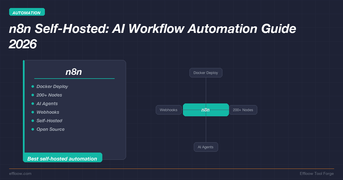 How to Self-Host n8n with Docker — AI Workflow Automation Guide 2026