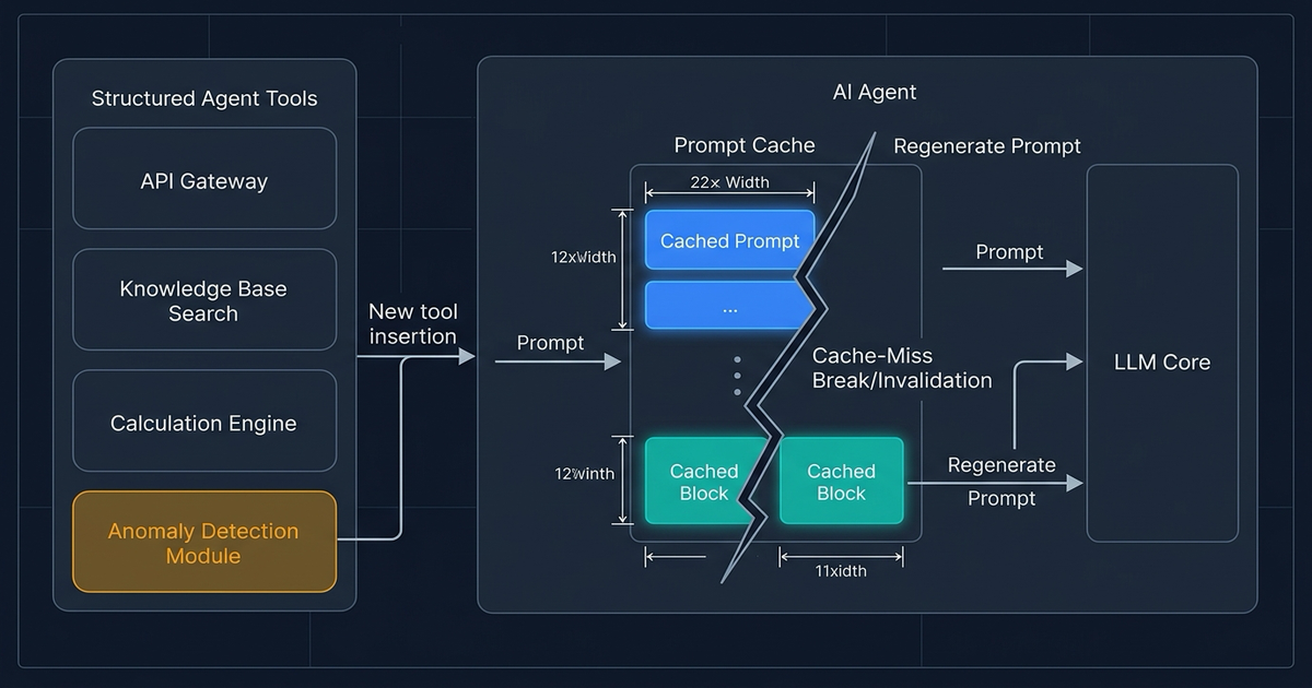 Illustration for Adding One Tool to Your Agent Wiped the Whole Prompt Cache