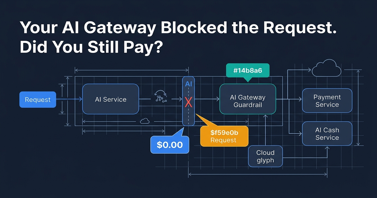 Illustration for Your AI Gateway Blocked the Request. Did You Still Pay?